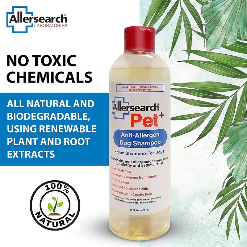 Allersearch Pet+ Anti-Allergen Shampoo, 128 oz - Image 2